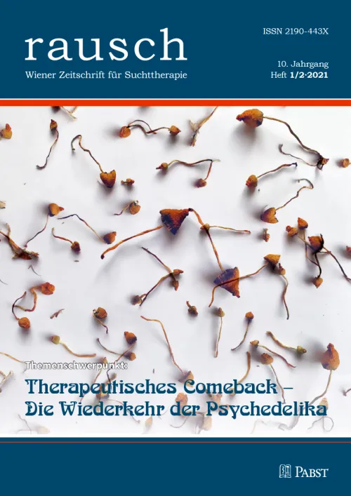 Titelblatt der Zeitschrift "Rausch", Ausgabe 2021-1