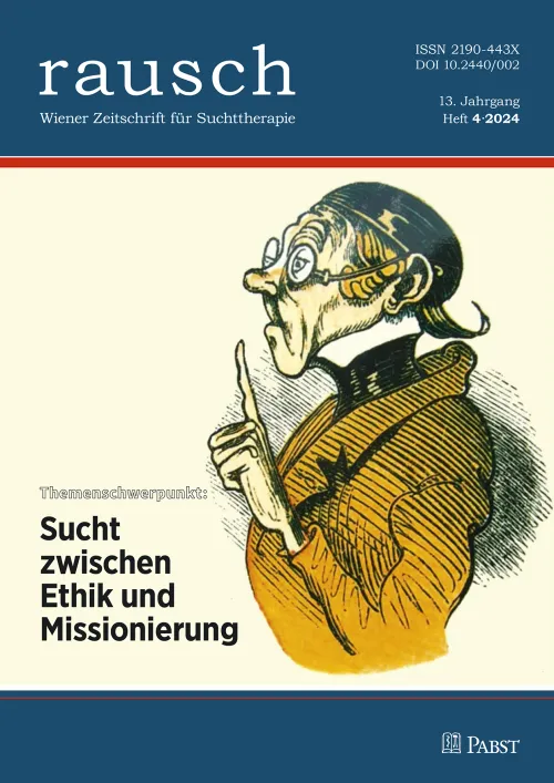 Titelblatt der Zeitschrift "Rausch"
